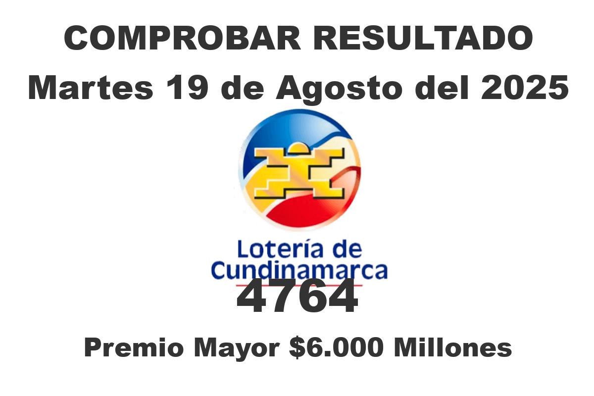 Loteria de Cundinamarca Martes 19 de Agosto del 2025 Loteria de Cundinamarca Martes 19 de Agosto del 2025