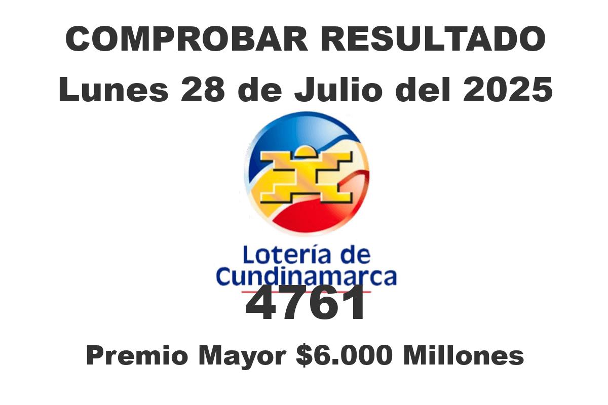 Loteria de Cundinamarca Lunes 28 de Julio del 2025 Loteria de Cundinamarca Lunes 28 de Julio del 2025