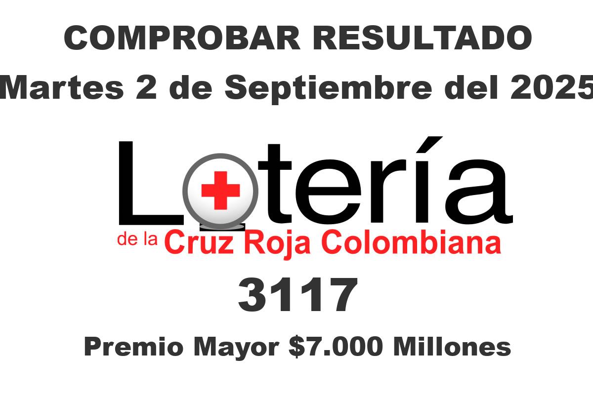 Lotería de la Cruz Roja Martes 2 de Septiembre del 2025