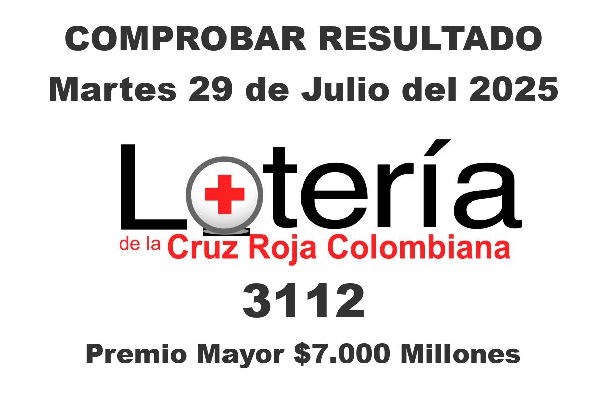 Lotería de la Cruz Roja Martes 29 de Julio del 2025 Lotería de la Cruz Roja Martes 29 de Julio del 2025
