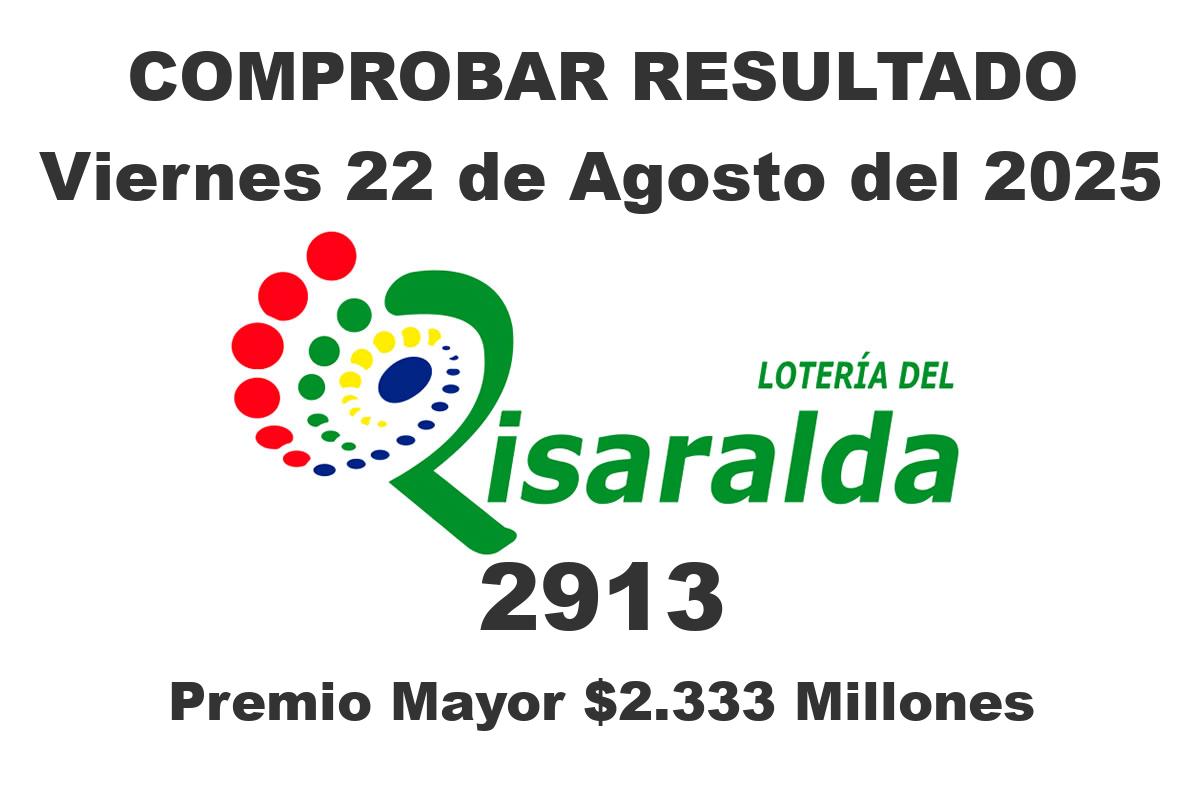 Lotería de Risaralda Viernes 22 de Agosto del 2025 Lotería de Risaralda Viernes 22 de Agosto del 2025