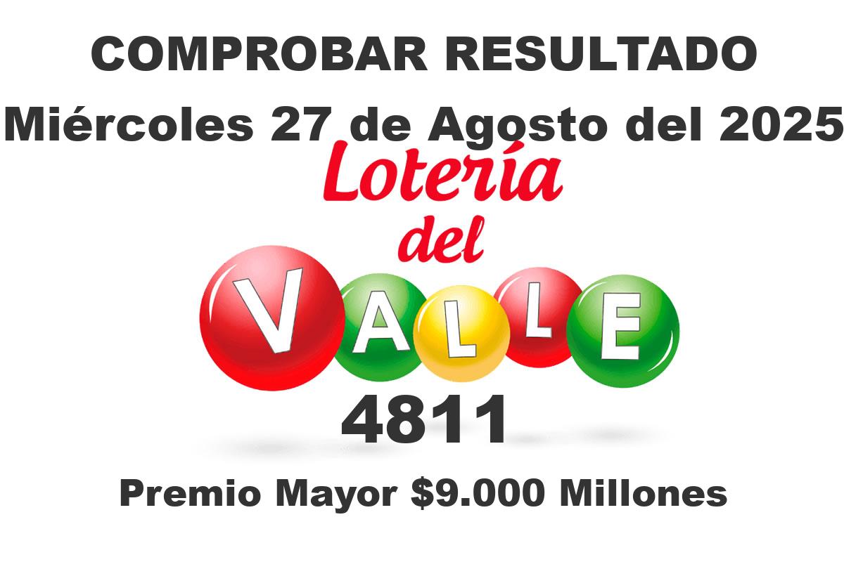 Loteria del Valle Miércoles 27 de Agosto del 2025